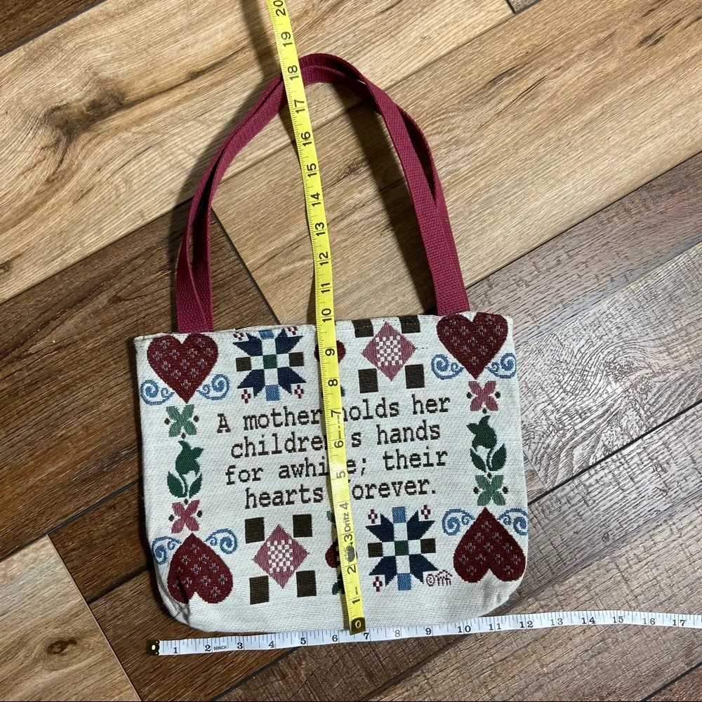 Mohawk Home Mother Gift Set Woven Blanket and Tote Bag